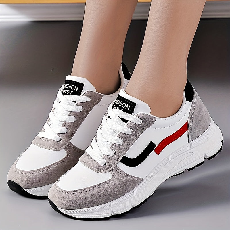 Women's Colorblock Lace-Up Sneakers