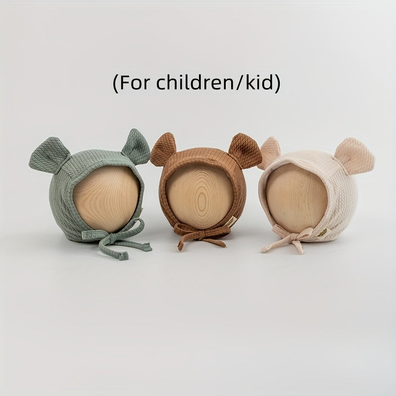 Baby Ear Cap Lightweight Birthday Fitted Hat For Boys And Girls