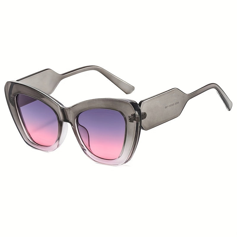 Men's Chunky Edge Cat Eye Sunglasses for Holiday Party