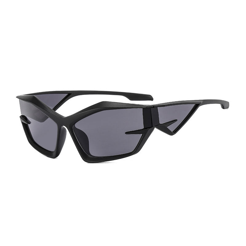 Men's Retro Future Tech Cat Eye Sunglasses