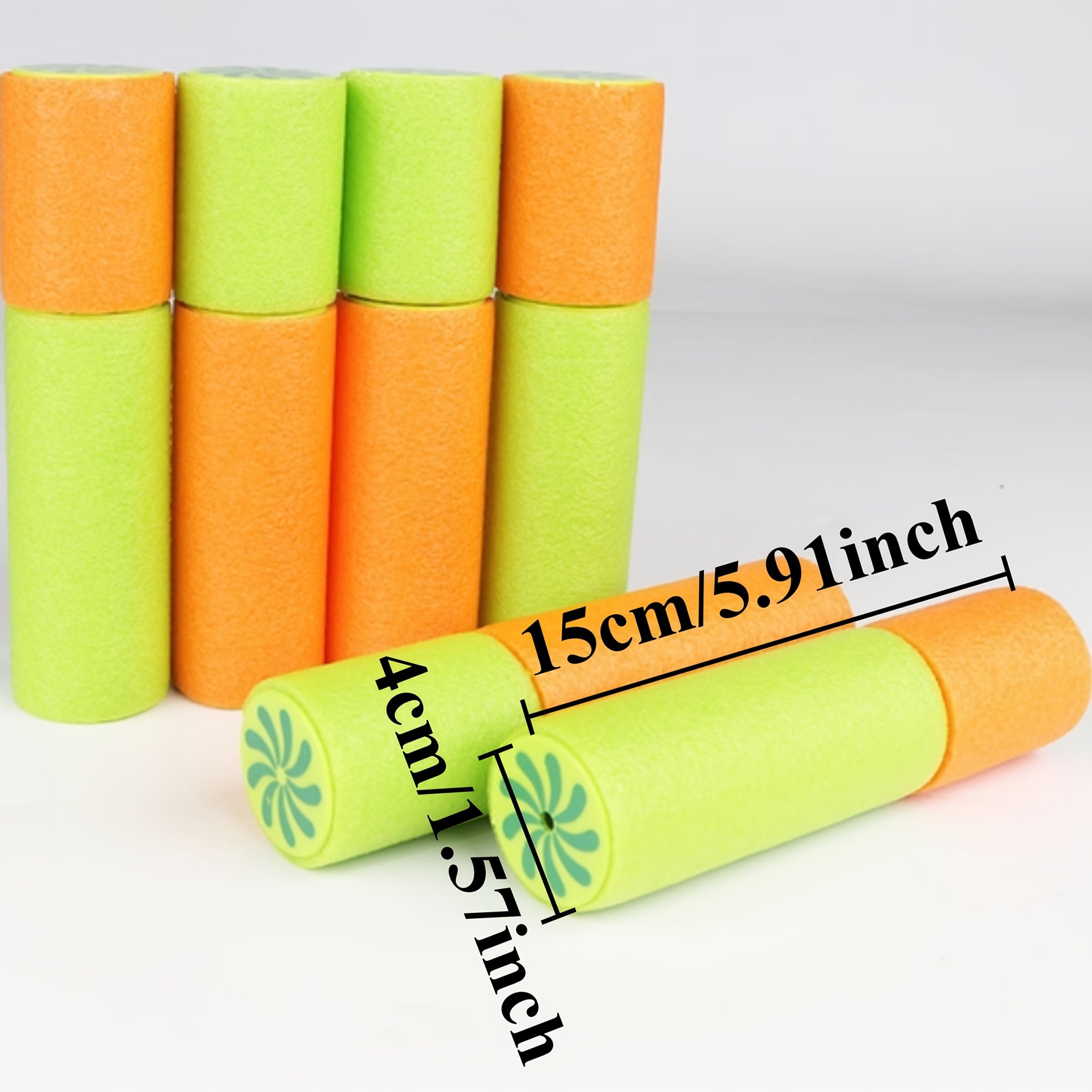 6pcs Foam Water Sprayers for Summer Pool Party Fun