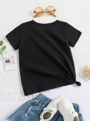 Baby Chicken Nugs & Mama Hugs Round Neck T Shirt