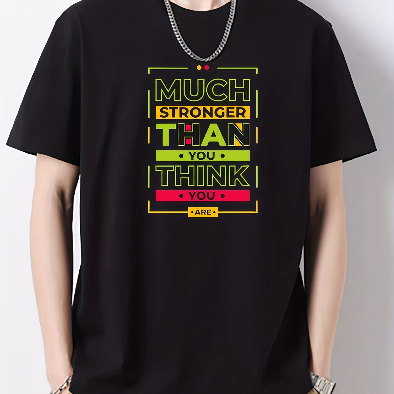 Men's Graphic Crew Neck Active T shirt Casual Comfy Tees For Summer
