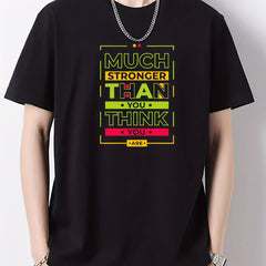 Men's Graphic Crew Neck Active T shirt Casual Comfy Tees For Summer