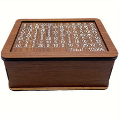 Home counter piggy bank Wooden crafts