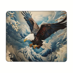 Eagle Pattern Mouse Pad 20x24cm for Games Home Office Rubber Laptop Desktop