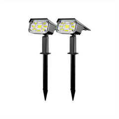 Solar Spot Lights Outdoor 38 LEDs Garden Landscape Spotlights