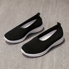 Women's Breathable Slip On Flat Soft sole Shoes Lightweight & Comfy Shoes