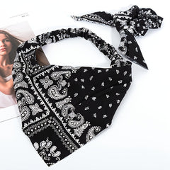 Paisley Head Scarf Bandana Head Wrap Pre-Tied Hair Cover