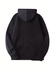 Cartoon Car Print Boys Hooded Sweatshirt