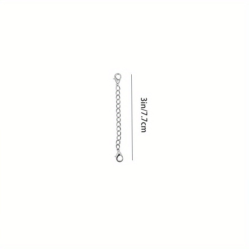 Stainless Steel Necklace Extender 5.08cm 7 10 15 For DIY Jewelry Making