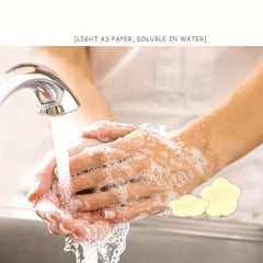 Organic Soap Paper Sheets Portable Disposable Travel Bath Slice Flake Soap