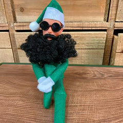 Christmas Elf Doll Ornament Festive Stoop Christmas Tree Decoration