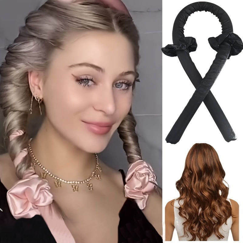 Heatless Curling Rod Headband For Long Hair Overnight Curl Wrap