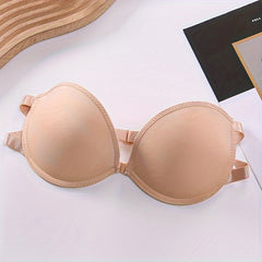 Front Buckle Invisible Push Up Bra