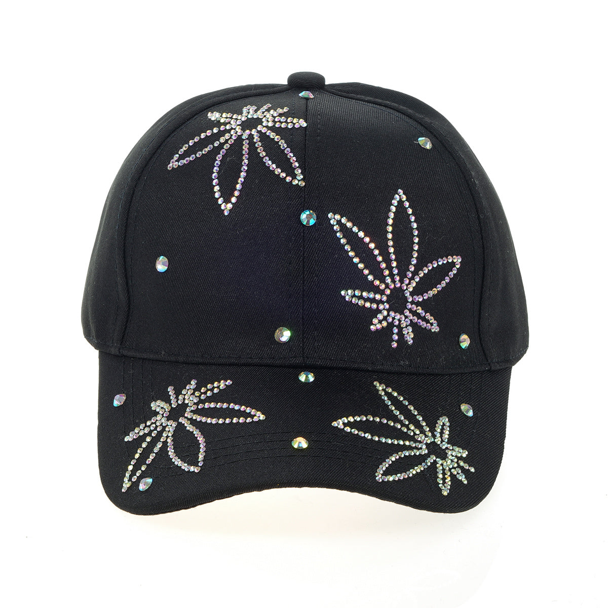 Hotfix Rhinestone Hat Soft Trucker Cap Mesh Sun Hats