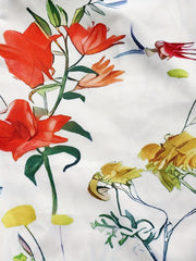 Women's Plus Floral Print High Rise Drawstring Loose Pants