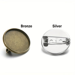Little Prince Brooch Pins - Bronze/Silver