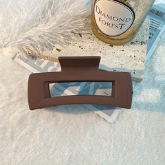 Geometric Hair Claw Clip Acrylic Matte Banana Clip