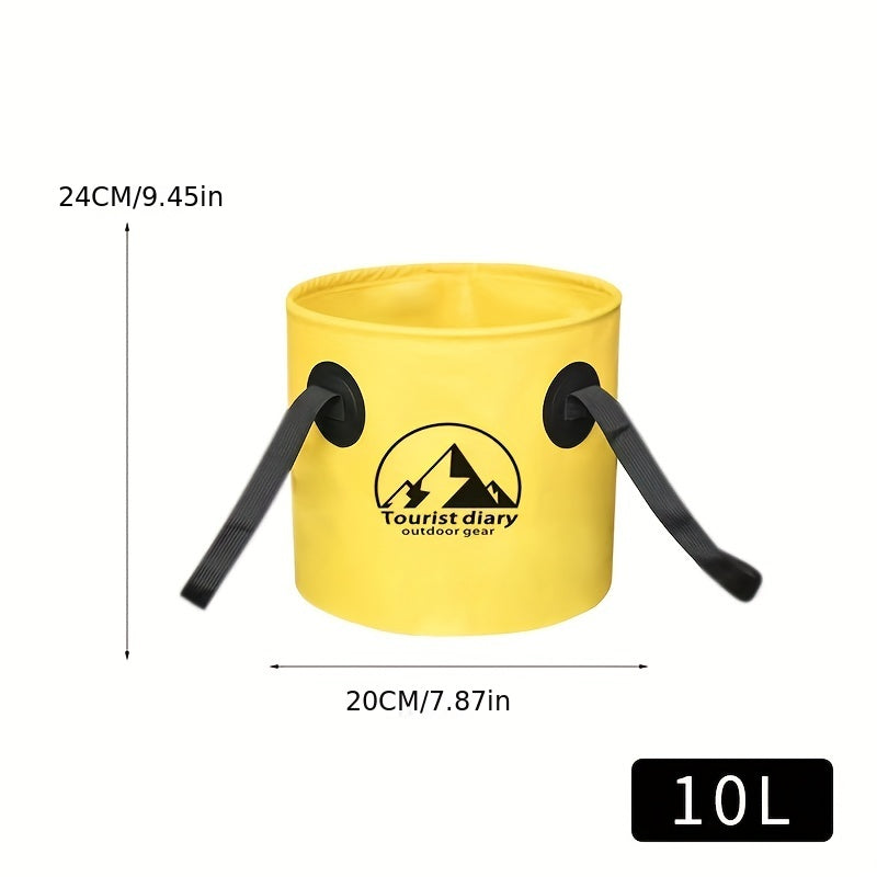 Portable Folding Water Bucket for Outdoor Car and Vegetable Washing