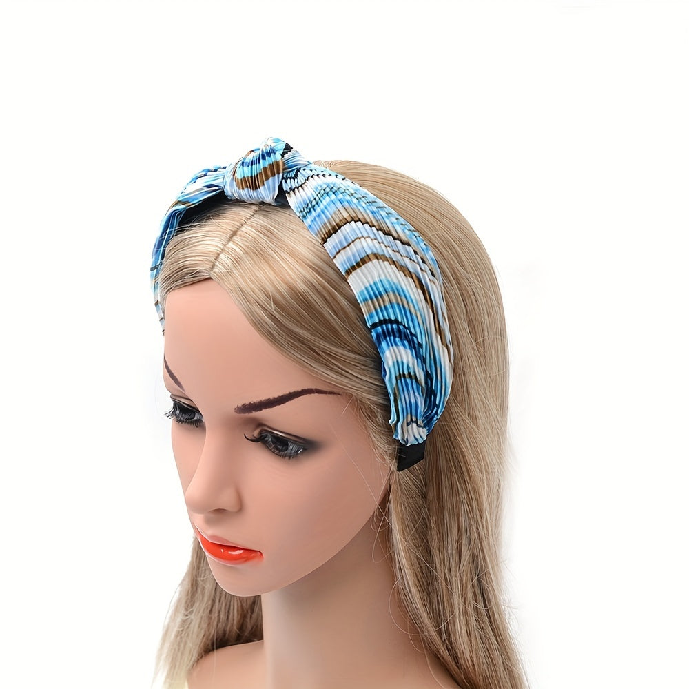 Boho Rainbow Headband Wide Headdress Hair Accessories For Women Girls