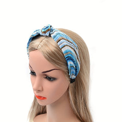 Boho Rainbow Headband Wide Headdress Hair Accessories For Women Girls