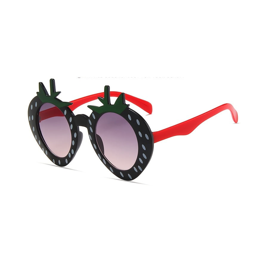 Kids Cartoon Strawberry Shape Sunglasses Party Vacation Sunglasses