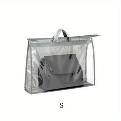 Dust Proof Transparent Storage Bag Zipper Handbag Durable Organizer