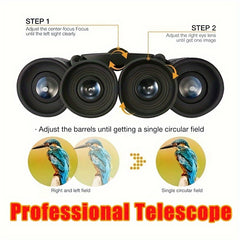 Mini HD Binoculars Pocket Binoculars Outdoor Camping Bird Watching Fishing