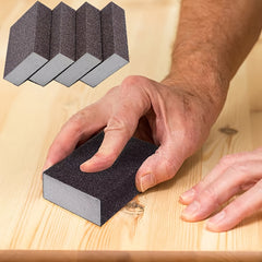 4pcs Sanding Block Sponge Coarse Medium Fine Ultra Fine Wet/Dry Grinding Pad