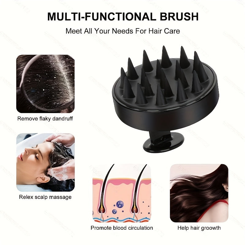 Silicone Shampoo Brush Scalp Massage Brush Soft Hair Brush