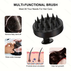 Silicone Shampoo Brush Scalp Massage Brush Soft Hair Brush