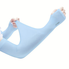 Sun Protection Ice Silk Arm Sleeves for Outdoor Sports
