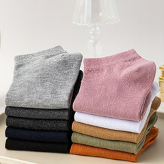 10 Pairs Soft Low Cut Ankle Socks Women's Stockings