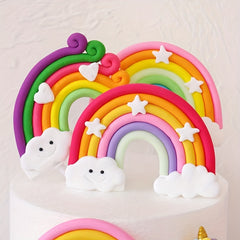 Rainbow Cake Insert Decoration Pride Theme Supplies
