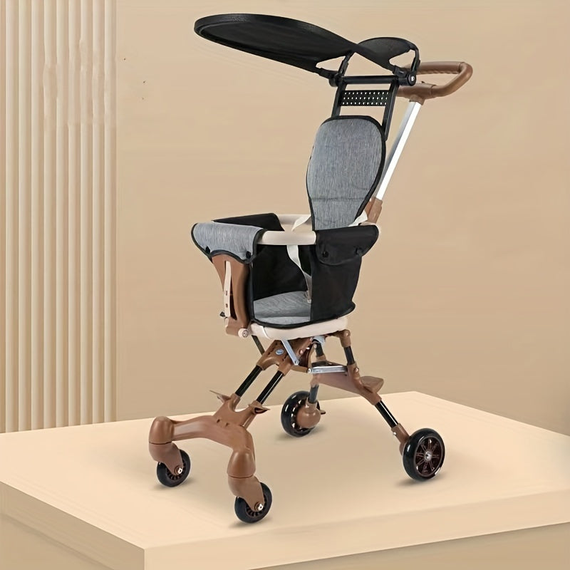 Compact Foldable Baby Stroller for On-the-Go Parents