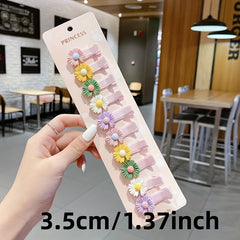 10pcs Children's Hairpin Girls Hair Clip Set