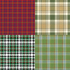 Festive Plaid Pattern Paper for DIY Crafts