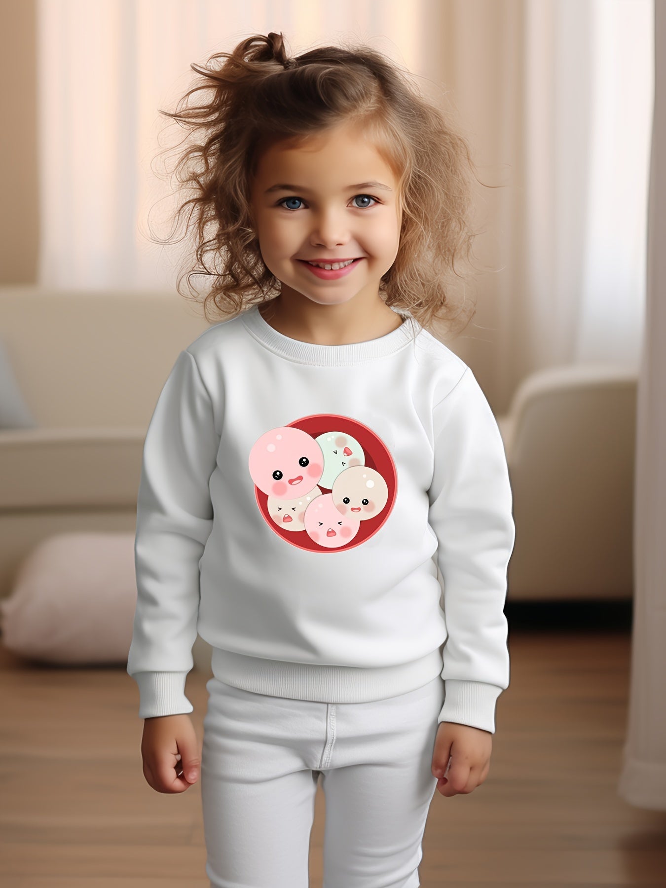 Sweet Dumpling Graphic Sweatshirt Comfy Pullover Kids Clothes Gift