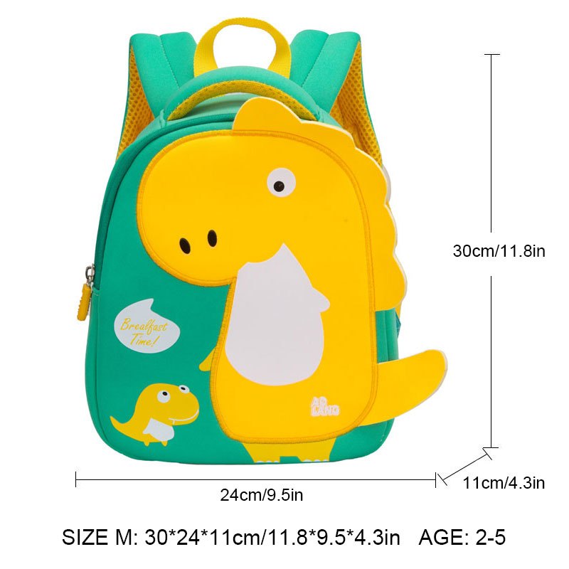 GREATOP Children School Bags 3D Dinosaur Cartoon Kids Bag