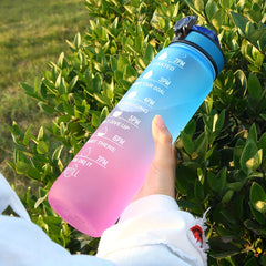 32oz Motivational Water Bottle with Straw BPA Free Leak Proof for Fitness