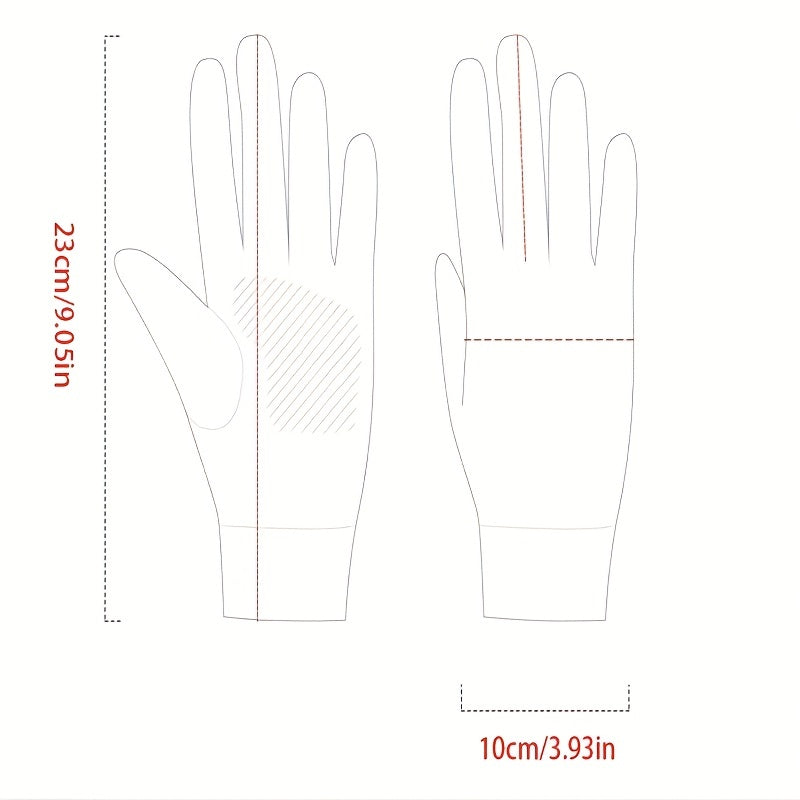 Men's Ice Silk Breathable Non-slip Gloves for Cycling Fitness