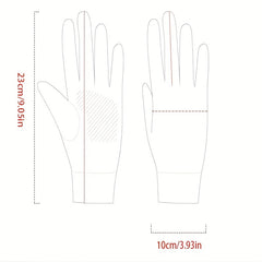 Men's Ice Silk Breathable Non-slip Gloves for Cycling Fitness