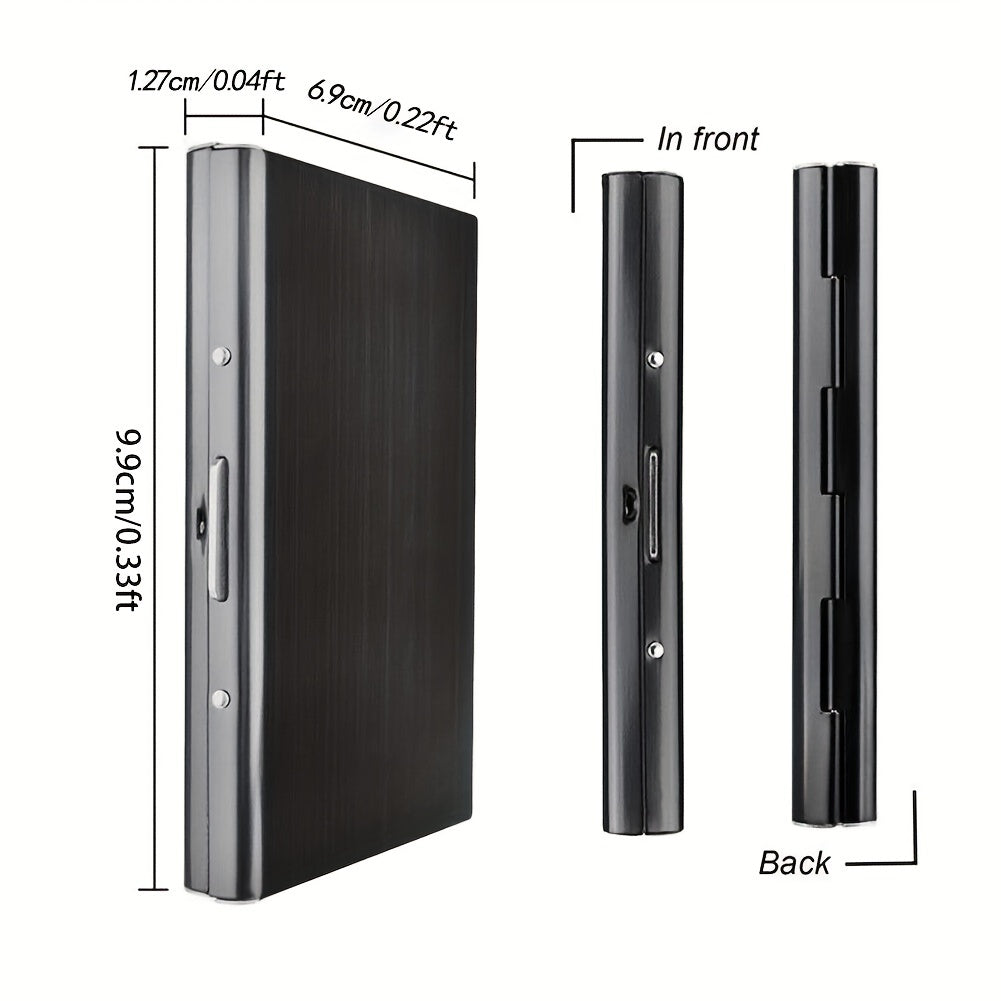 Slim Aluminum Card Holder Wallet Money Bag Small Male Purses