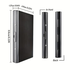 Slim Aluminum Card Holder Wallet Money Bag Small Male Purses