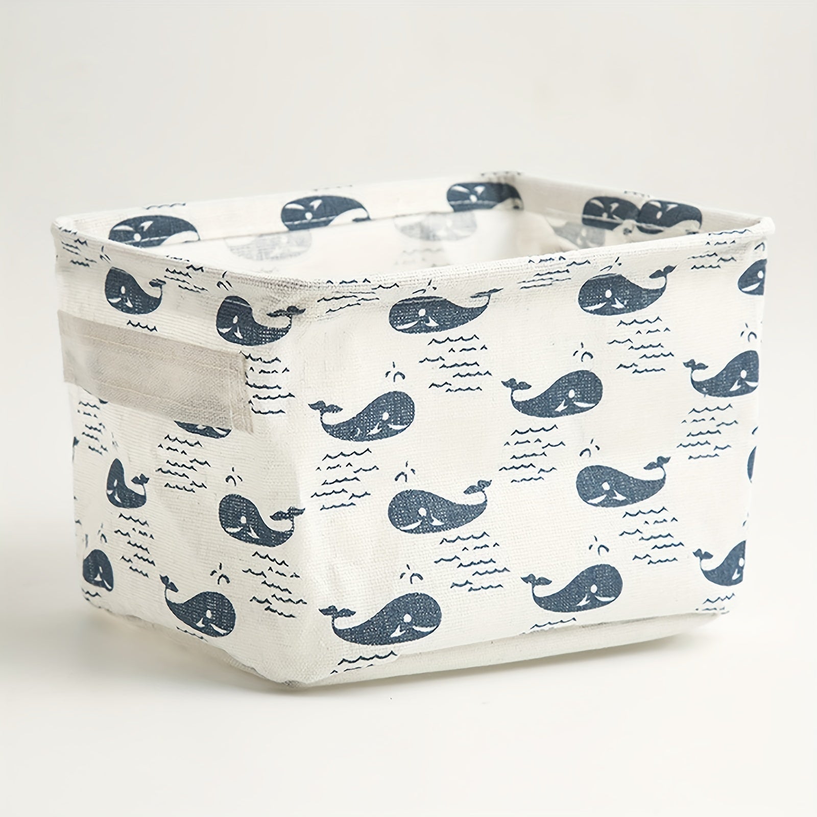 Mini Storage Basket Organizer For Makeup Book Baby Toy Canvas Bag