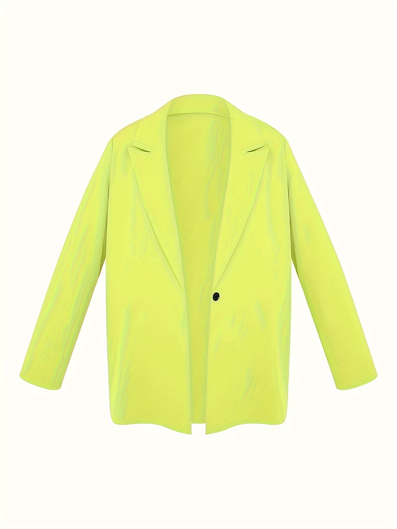  Solid Long Sleeve Workwear Blazer