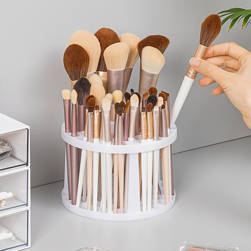 Makeup Brush & Lipstick Holder Bathroom Organizer