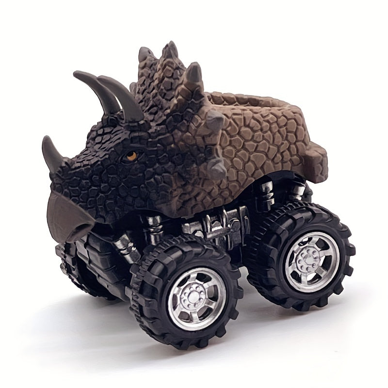 Dino Toy Pull Back Cars Mini Monster Truck Big Tires