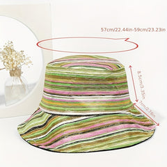 Unisex Bohemian Style Sunshade Bucket Hat for Outdoor Travel